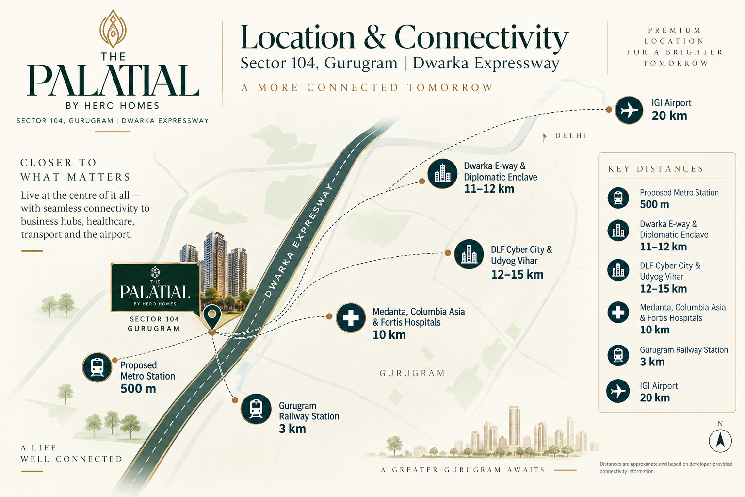 The Palatial by Hero Homes location